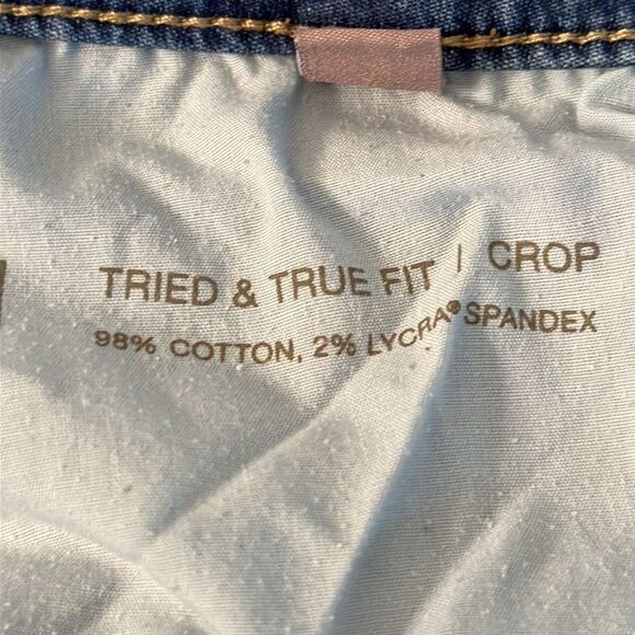 J. Jill Tried & True Crop Jeans Size 18 Stretch - Picture 14 of 16